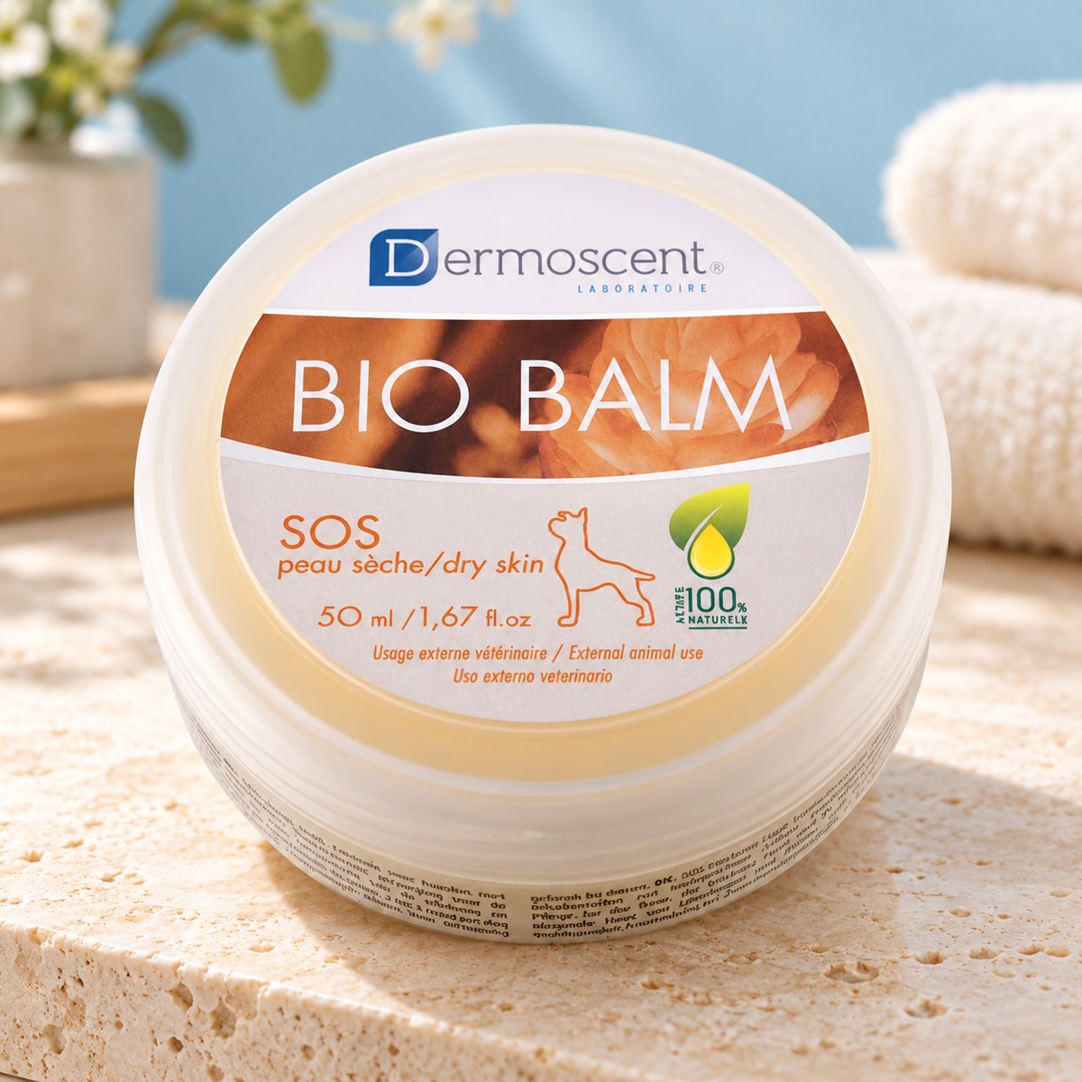 Get A Vet | דרמוסנט משחת BIO BALM לכלבים 50 מ''ל | רקע לפי קטגוריה