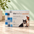 Get A Vet | We NEPHRO ADVANCED ווי נפרו טבליות תוסף מזון משלים לכליות לכלבים וחתולים 30 טבליות בקופסא | מנטה